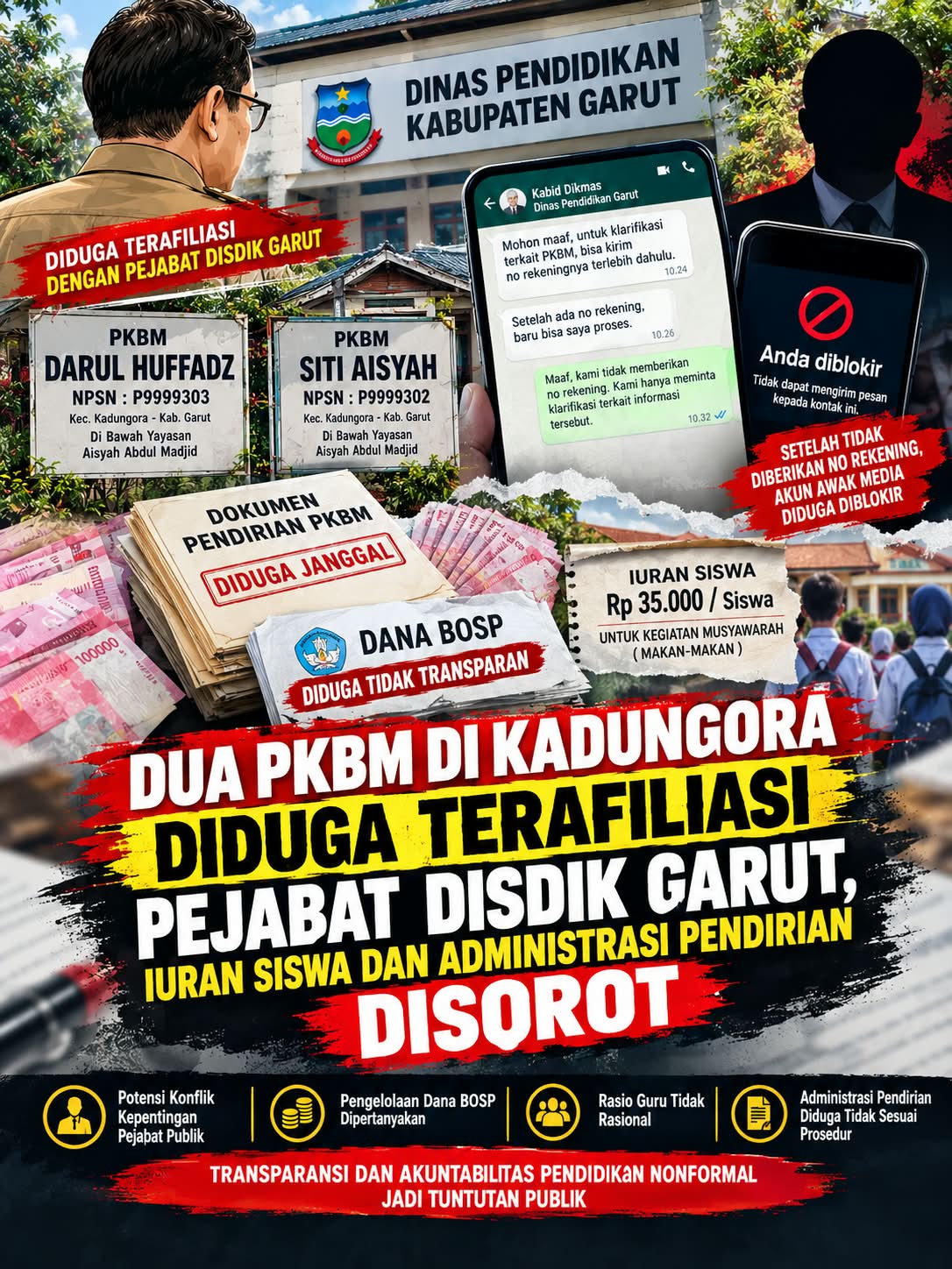 Dua PKBM di Kadungora Diduga Terafiliasi Pejabat Disdik Garut, Iuran Siswa dan Administrasi Pendirian Disorot
