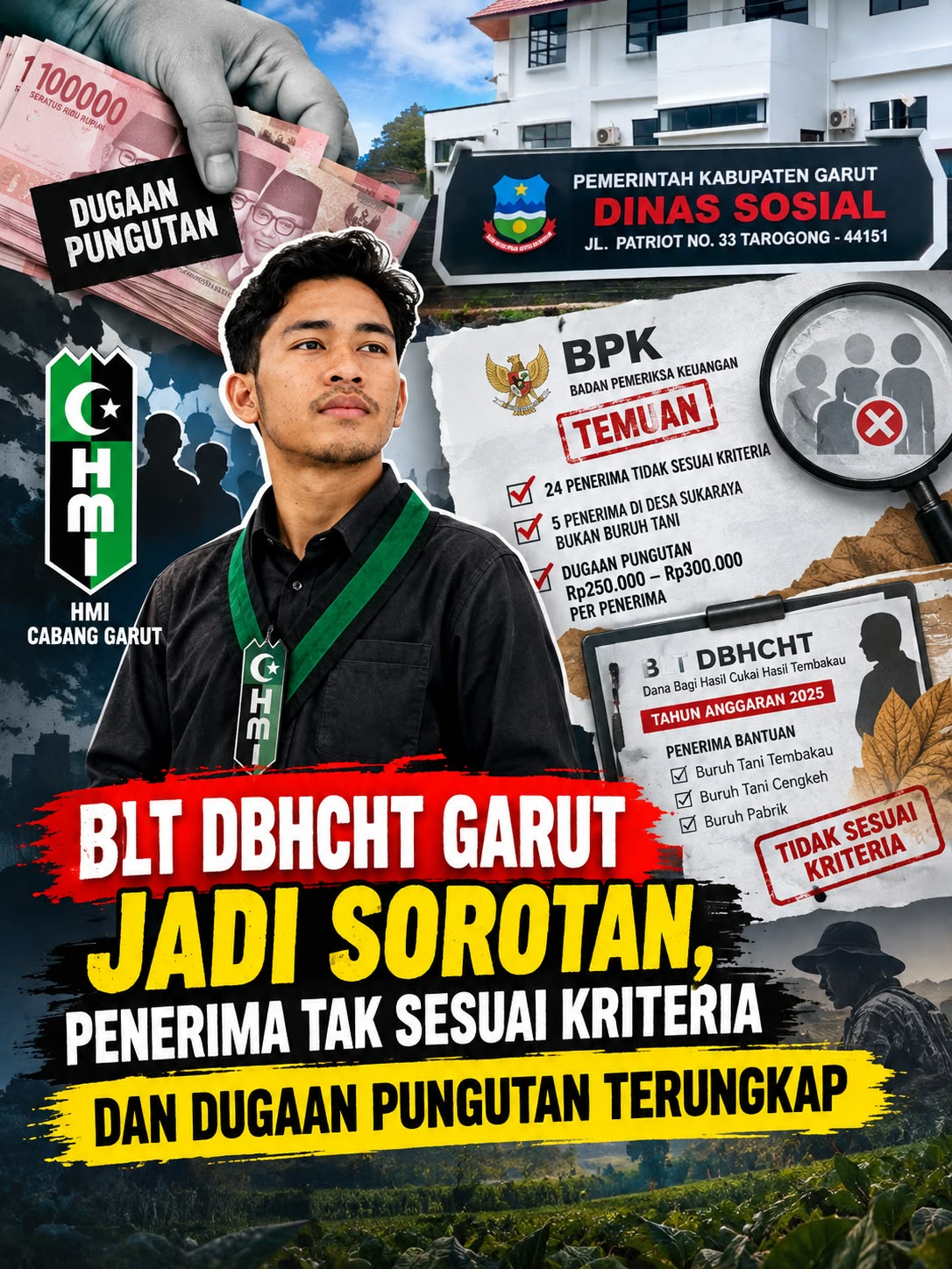 BLT DBHCHT Garut Jadi Sorotan, Penerima Tak Sesuai Kriteria dan Dugaan Pungutan Terungkap