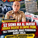52 Siswa MA Al Inayah Diduga Dicatat di Empat PKBM, TKA Terancam, Dinas Pendidikan Garut Diuji, Dugaan Pelanggaran Data Harus Diusut!