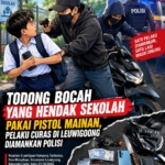 Todong Pelajar 12 Tahun dengan Pistol Mainan, Satu Terduga Pelaku Curas di Leuwigoong Ditangkap