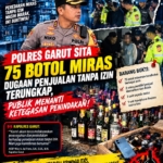 75 Botol Miras Disita di Garut, Dugaan Penjualan Tanpa Izin Terungkap, Publik Menanti Ketegasan Penindakan!